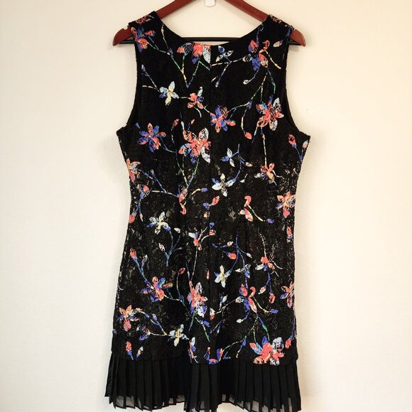 Vintage Signature By Robbie Bee Lace Tank Midi Dress XL WimsiGoth Y2K 90s Grunge - Picture 7 of 14